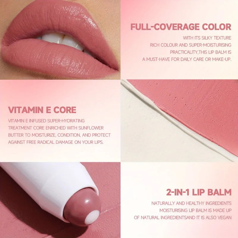 PECOLOVERS Waterproof Lipstick for Women - Long-Lasting, Moisturizing Gloss with Natural Finish, Suitable for All Skin Types Quake