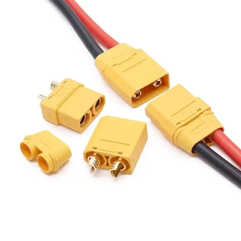 20/1Pairs Male Female XT90 Terminal Plugs for RC Lipo Battery Drone Boat Airplane Welding Wire Cable Adapters Connector Plugs Quake