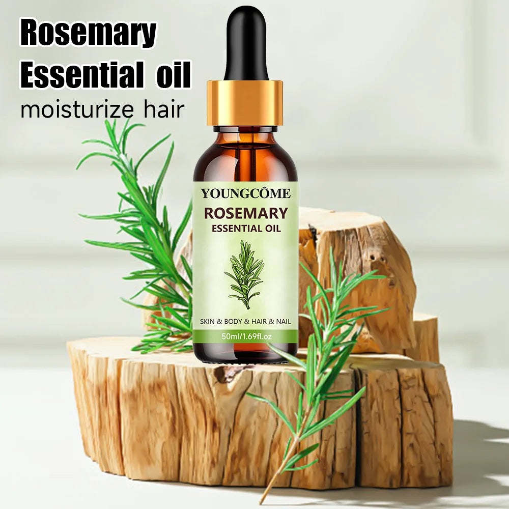 Natural rosemary essential oil,Repairs DamagedHair Improves Hair Quality Moisturizes Hair Care oil suitable fo hair,body,massage Quake