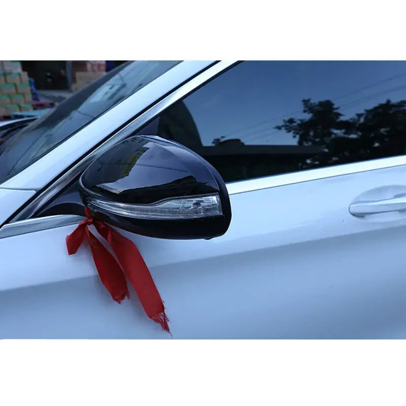 For Mercedes-Benz E GLC S C Class W205 W213 X253 W222 W238 LHD Car Rearview Side Mirror Cover Wing Cap Exterior Rear View Trim Quake