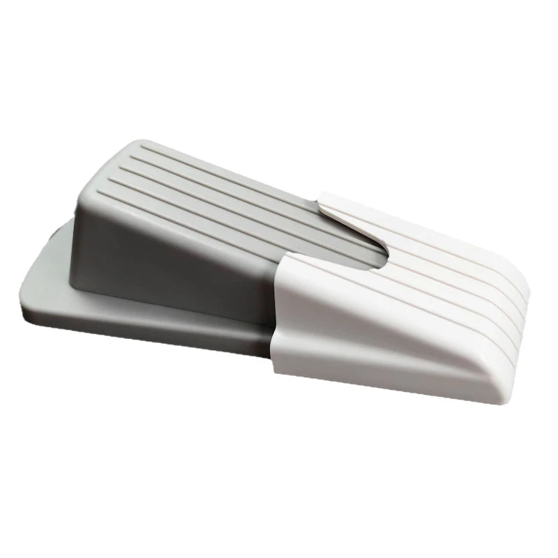 Rubber Door Stopper with Storage Holder Anti-Collision Door Stop Wedge Windproof Safety Door Blocker for Home Bedroom Office Quake