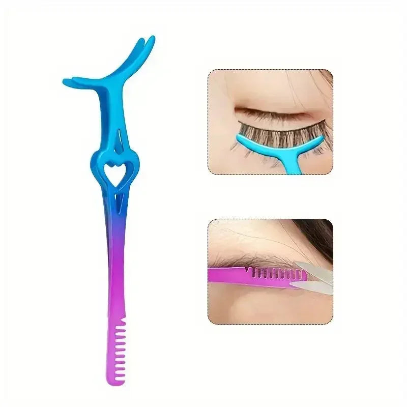Professional False Eyelash Applicator Tool – Precision Stainless Steel Tweezers for Easy Application & Removal of Fake Lashes Quake