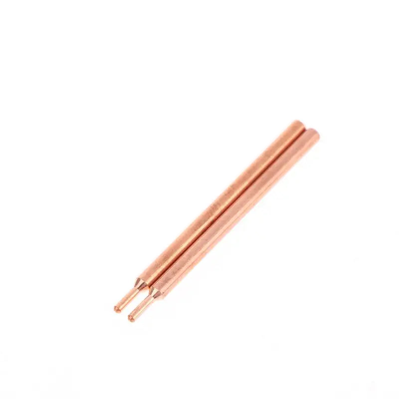 2/5/10Pcs 3MM Purple Copper Oxide Electrode Head 18650 Power Battery Double Head Spot Welding Needle Quake 2pcs