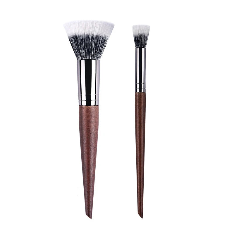 Professional Makeup Brushes Powder contour Setting Multi-Functional Make up Brush Stippling Blush soft Natural wood goat hair Quake Big small