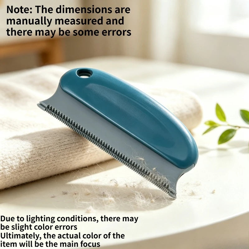 Household Manual Lint Scraper, Multi-use Pet Hair Remover Brush for Clothes Sofa Portable Dust Fur Removal Cleaning Tool Quake A