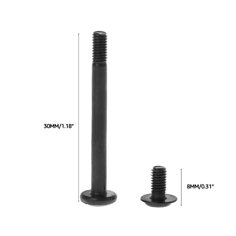 30 Pieces Case Fan Screws Fan Mounting Screw Radiator Screw Flat Head Tapping Screw Set Water Cooling Radiator Durable K1KF Quake