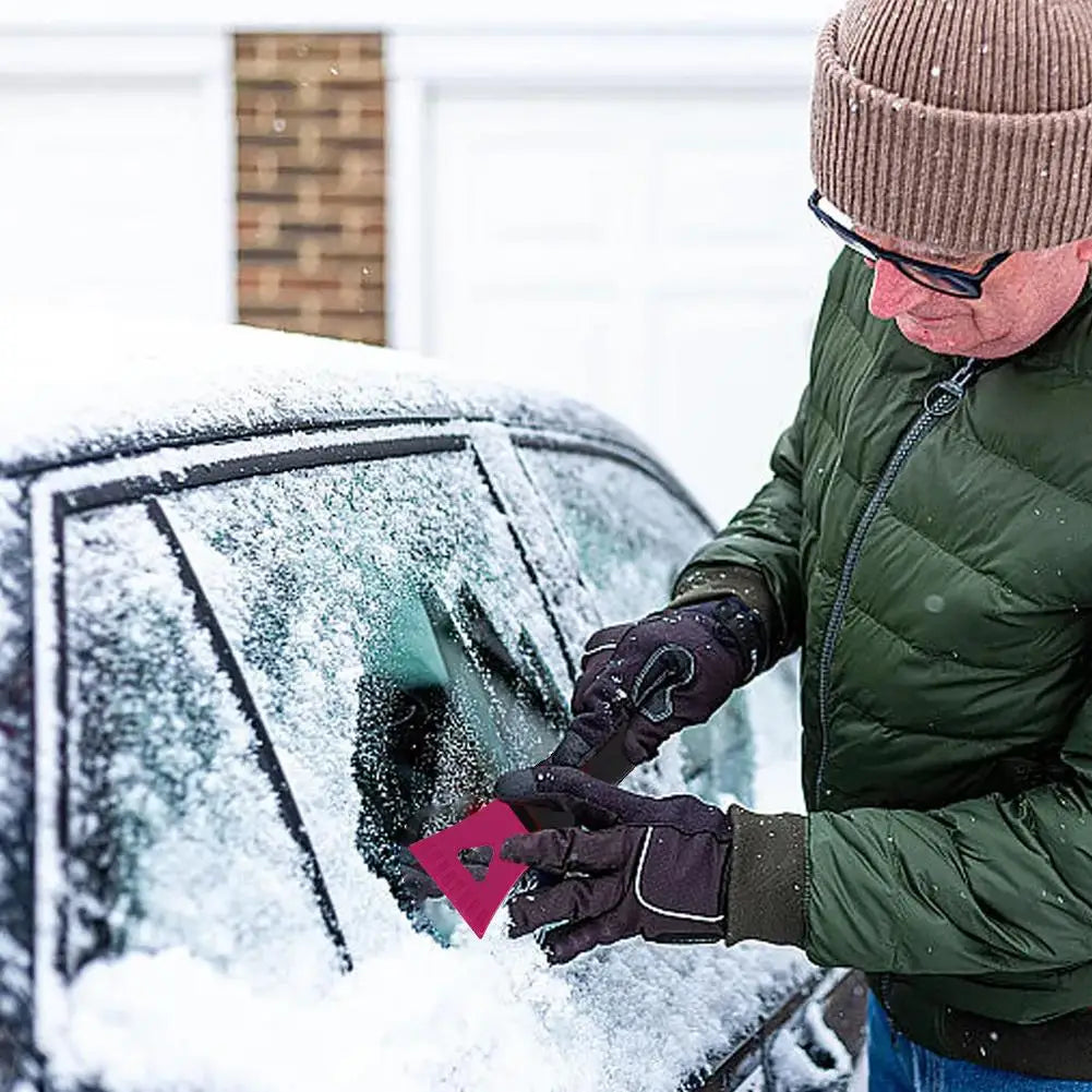 Multifunctional Plastic Car Ice Scraper Snow Shovel Kitchen Grease Removal Scraper Auto Ice Tool Car Snowplow Quake