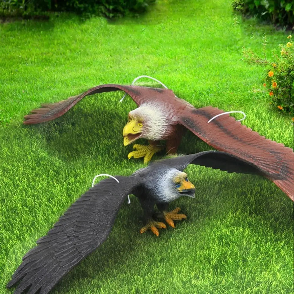 Waterproof Simulated Eagle Model 3D Animals Figures Simulation Bird Scarer Realistic Education Ornament Quake