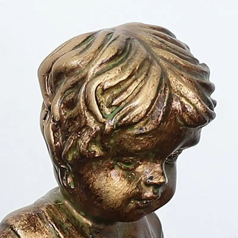 Resin Bookends Reading Child Figurines Book Stoppers for Bookshelf Organization, Study Desk Styling, and Upright Book K1KF Quake