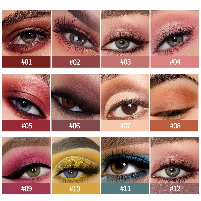 VERONNI 24 Color Eyeshadow Glitter Pigment Matte Eye Shadow Makeup Monochrome Glitter Eyeshado Makeup Palette Lasting Cosmetics Quake