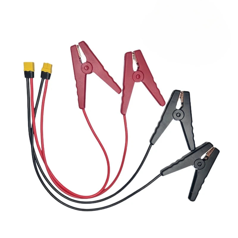 10/12AWG XT90 to Alligator Clips Cable High Current Car Battery Lithium Charging Wire Model Aircraft Power Connection Spare Part Quake