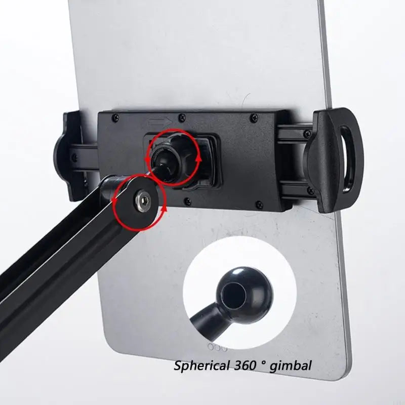 360 Rotating Phone Tablet Stand With Adjustable Tension Foldable Wall Mount Vertical Horizontal Install for Home Office K1KF Quake