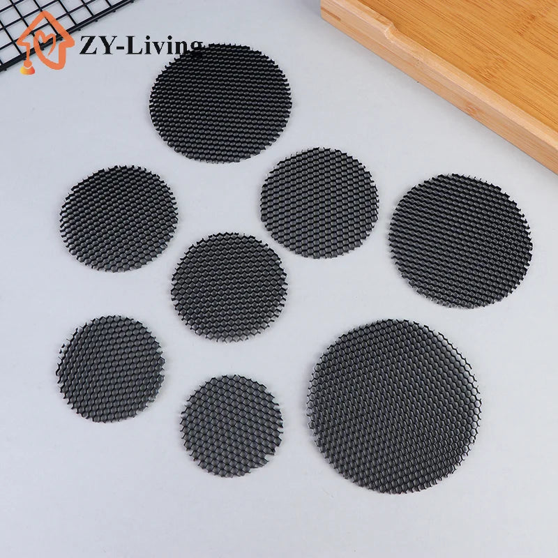1Pcs Round Honeycomb Mesh Light Cover Black Aluminum Anti Glare Downlight Spotlight Shade Quake