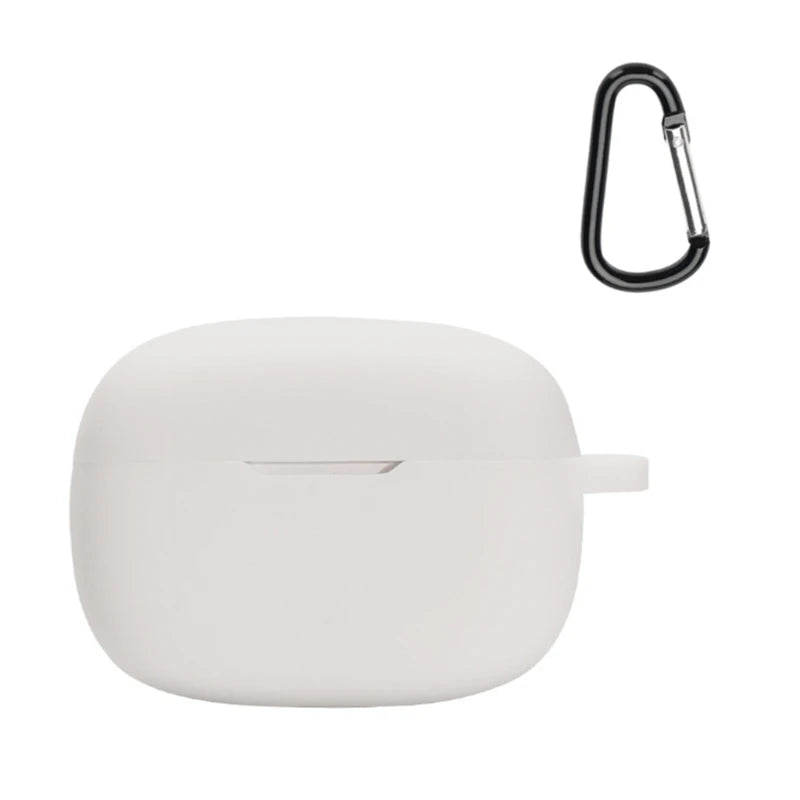 Protective Carrying-Case Shockproof-Suitable for JBL Wave Beam Earphone Dustproof Protector Washable Charging Box Sleeve K1KF Quake White