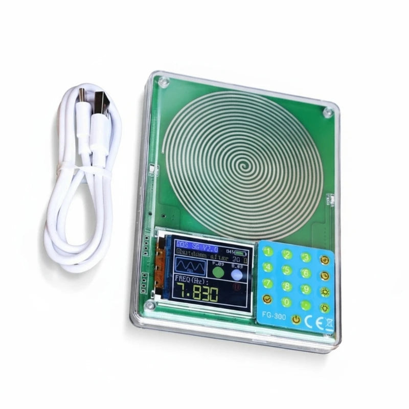 Multifunction Generator 0.001Hz 200kHz Adjustable Frequency 1.8 TFT LCD Screen Direct Input ABS Case K1KF Quake