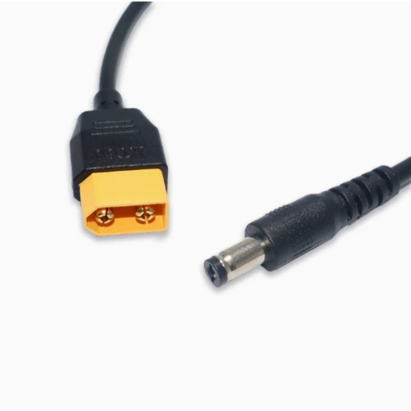 XT60 To DC 5521/5525mm Power Conversion Cable 12AWG Heavy‑Duty Connector Wire For Solar Panel Outdoor Charging & Power Supply Quake