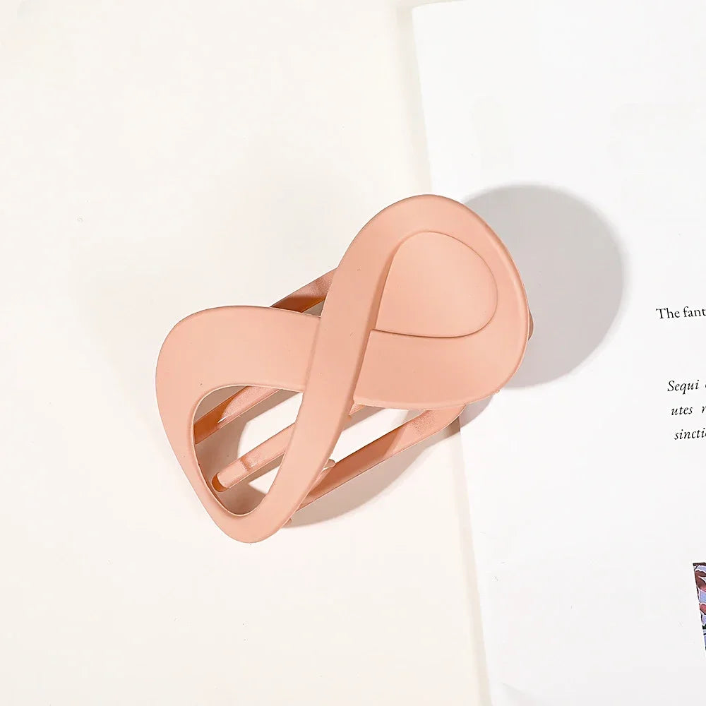 Women Large Hair Clip Seamless Plastic Frosted Duckbill Claw Women Girls Simple Hair Clip Hairpin Styling Tools Hair Accessories Quake ms xy