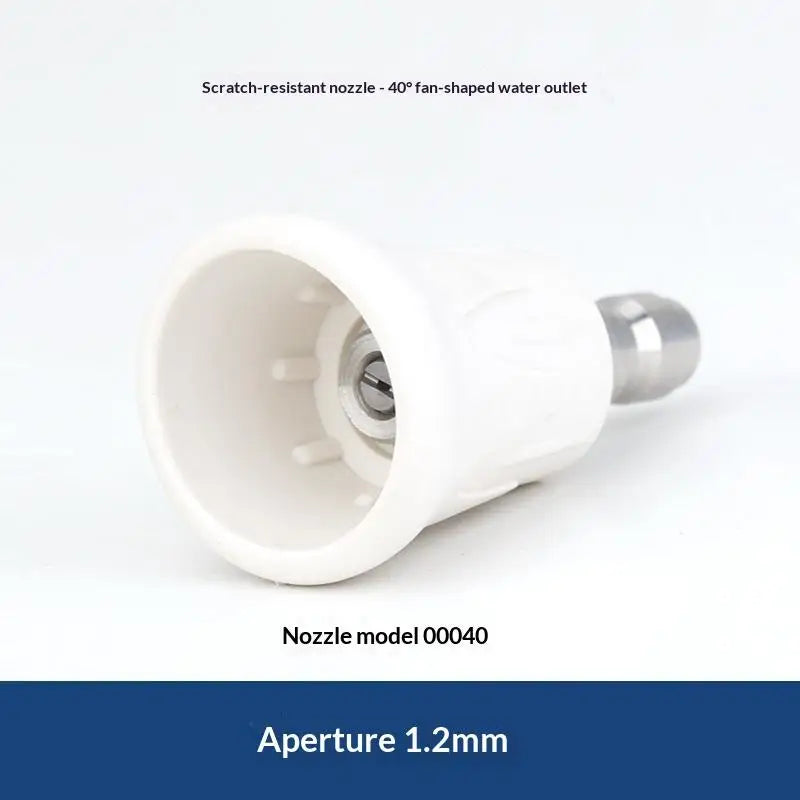 Quick Connect Stainless Steel Car Washer Sector Sprayer Nozzle Tips With Soft Rubber Sleeve High Pressure Wash Nozzles Quake A10