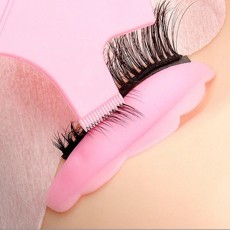 vvocci 10PCS Eye Lash Tools False Eyelash Applicator Lifting Set Silicone Pads for Mold Eyelash Rollers Firm Softening Rod Quake