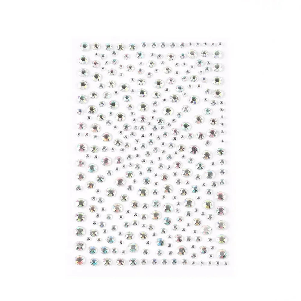 Face Decorations Rhinestone Stickers for Music Festival Halloween Party Mobile Crystal Sticker Women Girls DIY Diamond Stickers Quake NO.28