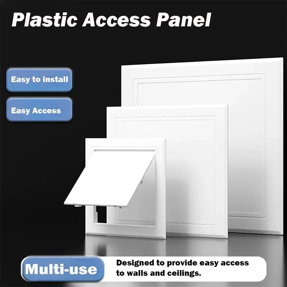 Universal White Access Panel Door Plastic Removable Inspection Hole Wall Access Doors Doors Wall Ceiling Quake