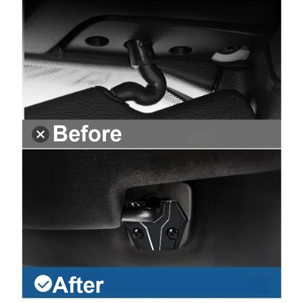 Fix Drooping Sun Visor on For Ram For 1500 2019 to 2023 with Complete Repair Kit Includes Clips Screws and Wrench Quake