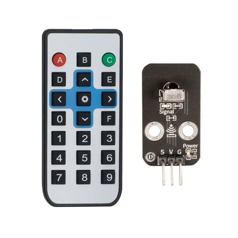 38K -IR Receiver Module, Remote Control Receiver Arduino Kit, Raspberry Pi MCU Sensor Quake