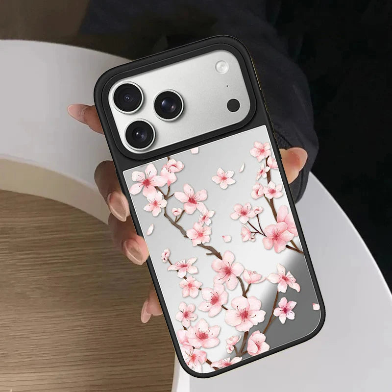 6090122 Mirror Surface Magnetic Phone Case Cover for IPhone 13 14 15 16 17 18 Pro Max Case Multicolor Quake