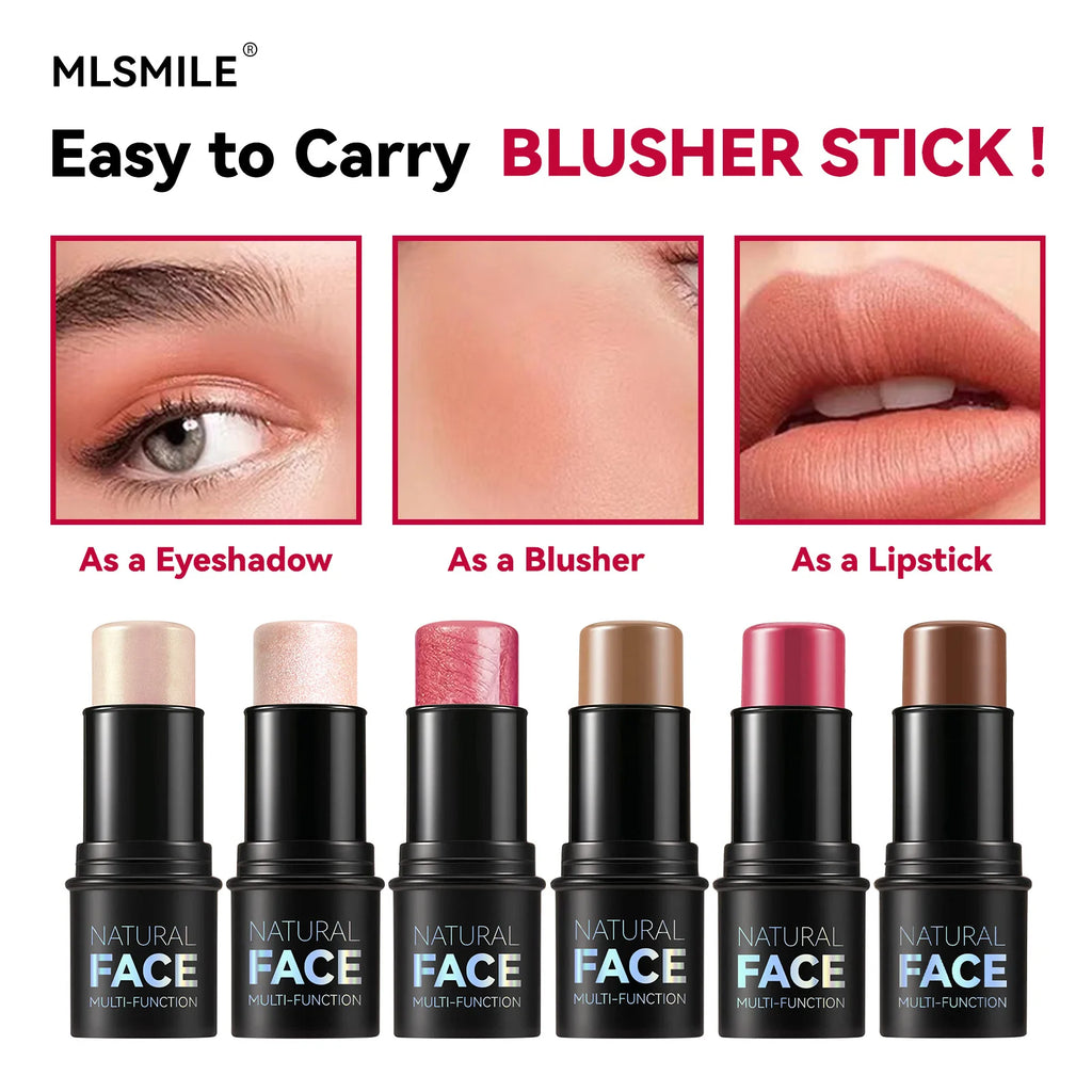 Natural Face Highlighter Concealer,Waterproof Face Contour Pen, Easily Sculpt Your Fface to Create a Perfect Light Makeup Effect Quake