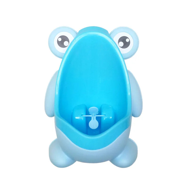 Children Baby Boy Wall-Mounted Hook Frog Potty Toilet Training Frog Stand Vertical Urinal Penico Pee Infant Toddler Bathroom Quake