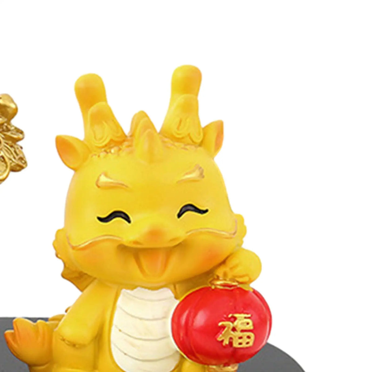 Chinese Dragon Statue with Money Tree Statue Lucky Wealth Figurine Resin Desktop Chinese Fortune Sculpture for Bookcase Hotel Quake