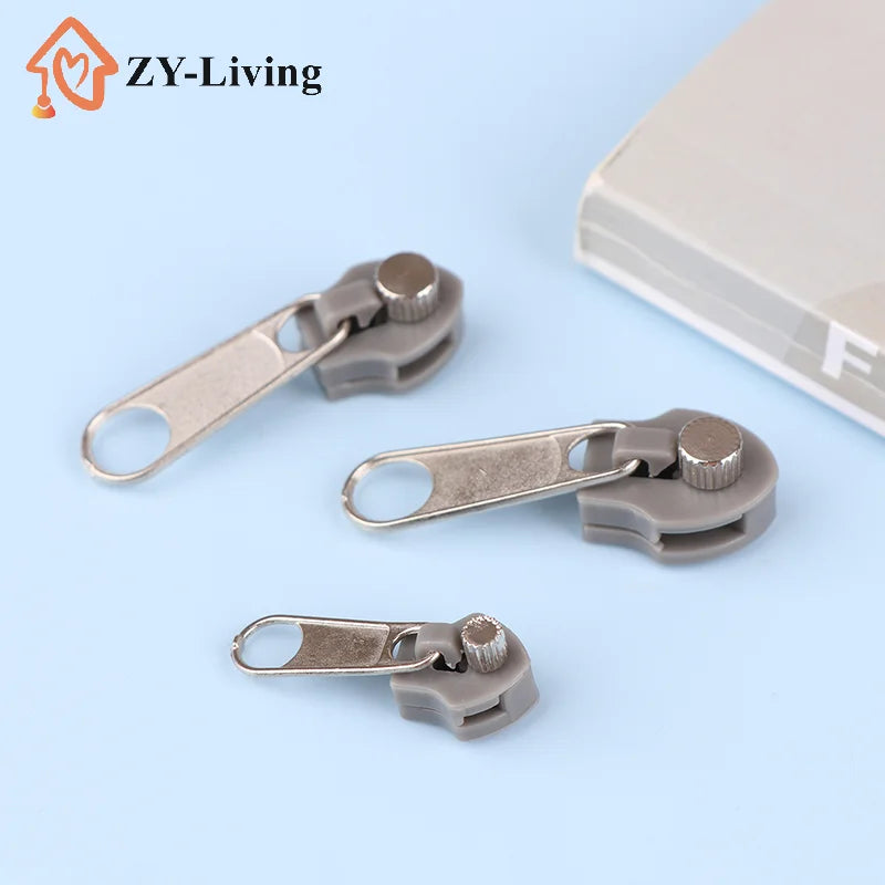 3Pcs Universal Fix Zipper Head Removable Instant Zipper Repair Replacement Bad Buckle DIY Zipper Head Sewing Accessories Quake