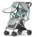 vvocci Universal Stroller Rain Cover Baby Car Weather Wind SunShield Transparent Breathable TrolleyUmbrella Raincoat Accessories Quake Zipper EVA raincover