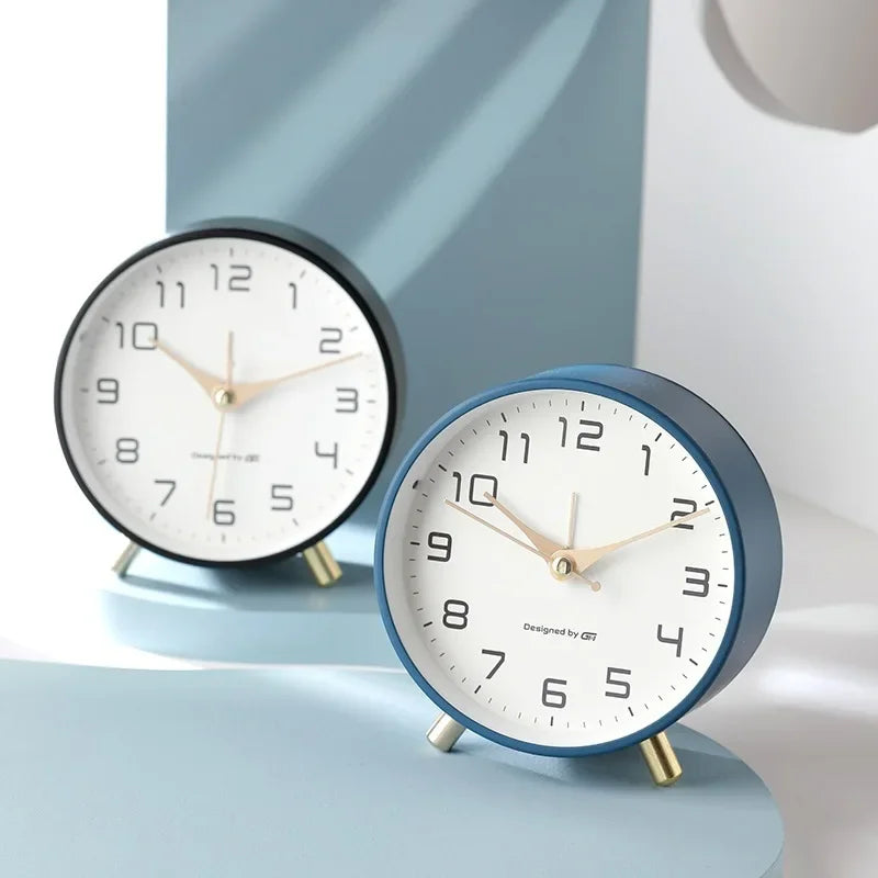 Desktop Small Alarm Clock Student Desktop Home Mute Alarm Clock Wake-up Tool Quake