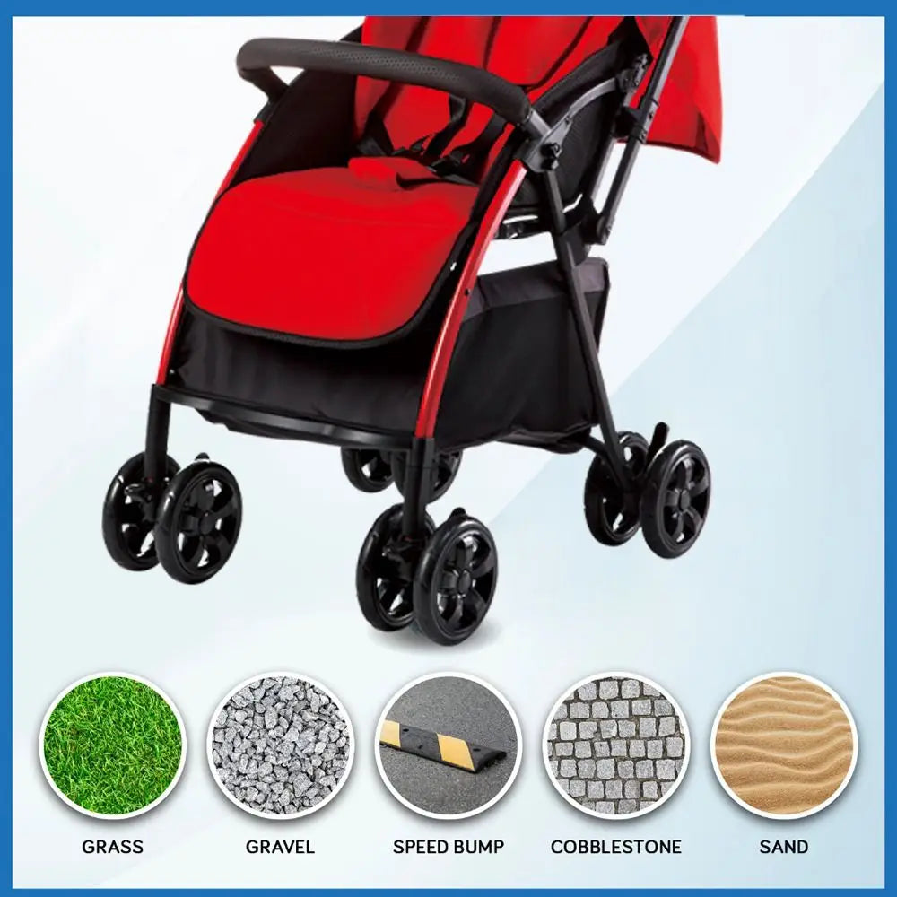 Rubber Baby Stroller Wheel Tyre Silent Bearings Durable Stroller Spare Part Stroller Replacement for Babyzenes Yoyo Yoya YuYu Quake