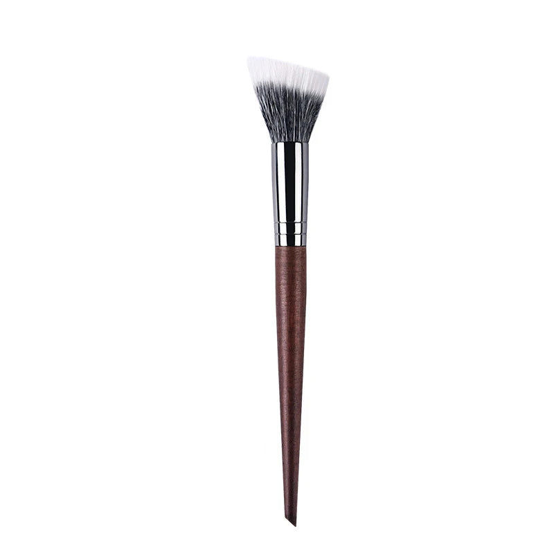Professional Makeup Brushes Powder contour Setting Multi-Functional Make up Brush Stippling Blush soft Natural wood goat hair Quake Middle Angled