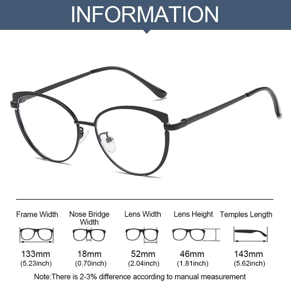 Blue Light Blocking Glasses for Women Fashion Cat Eye Eyeglasses Optical Anti Blue Ray Spectacle Eye Protection Computer Eyewear Quake