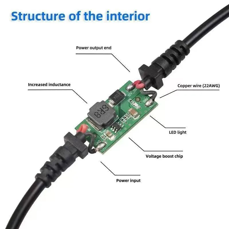 22AWG USB/Type-C To 12V Cigarette Lighter Socket Male to Female Cigarette Lighter Adapter Converter Car Electronics Accessories Quake