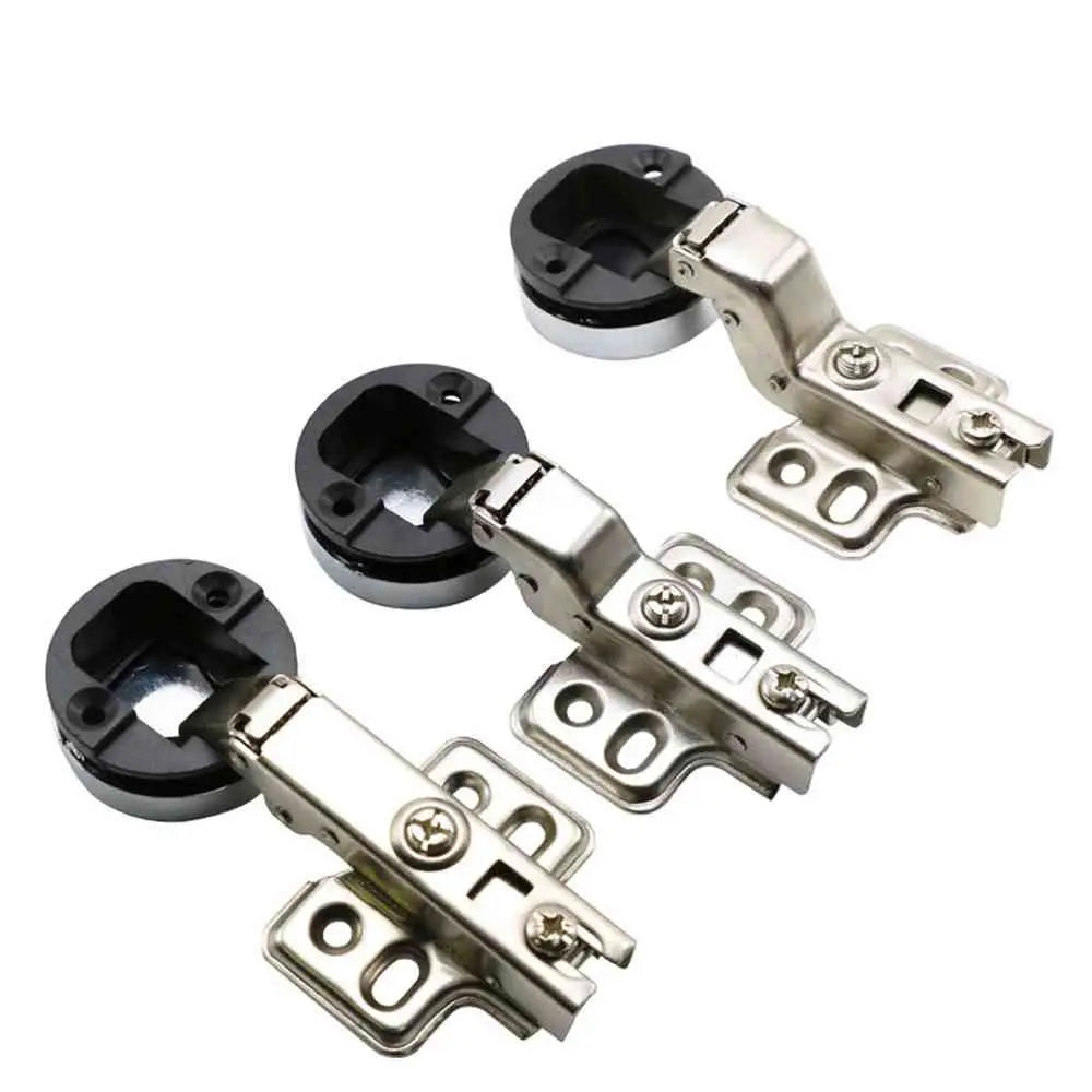 2PCS Useful Connector Hardware Glass Door Hinge Furniture Supplies Cabinet Hinge Clip Window Accessories Quake
