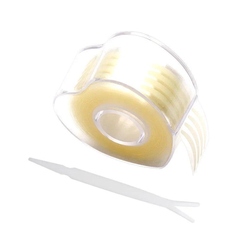 360/600pcs Invisible Double Eyelid Tape Heart Round Roll Mesh Breathable Invisible Double Eyelid Patch Clear Big Eye Beauty Tool Quake Heart S 600PCS