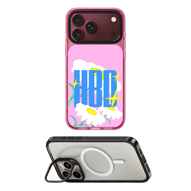 6092065 Impact Case - Mirror / Glaze Magnetic Cover: Compatible with IPhone 18 17 Pro Max 18Pro Quake stand (MagSafe) for iPhone 18 Pro