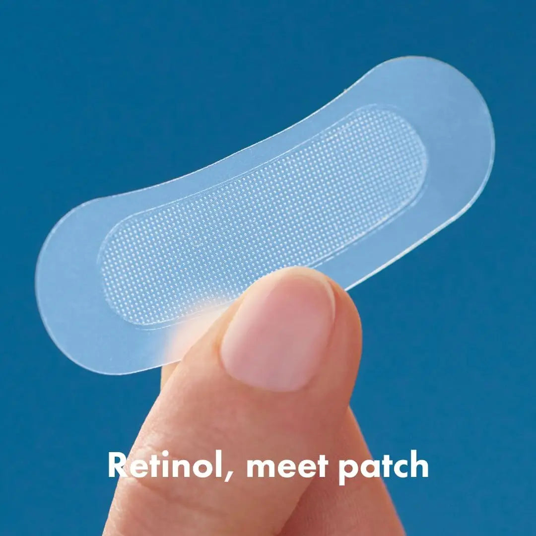 Retinol Microneedle Eye Patches with Hyaluronic Acid & Firming Peptides,for Forehead, Eye Area, Crow's Feet & Smile Lines,1Pair. Quake