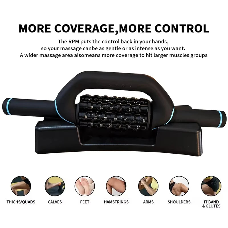 Roller Massage Impactor Deep Tissue Muscle Relaxation Rechargeable Cordless Relieve Post Exercise Quake