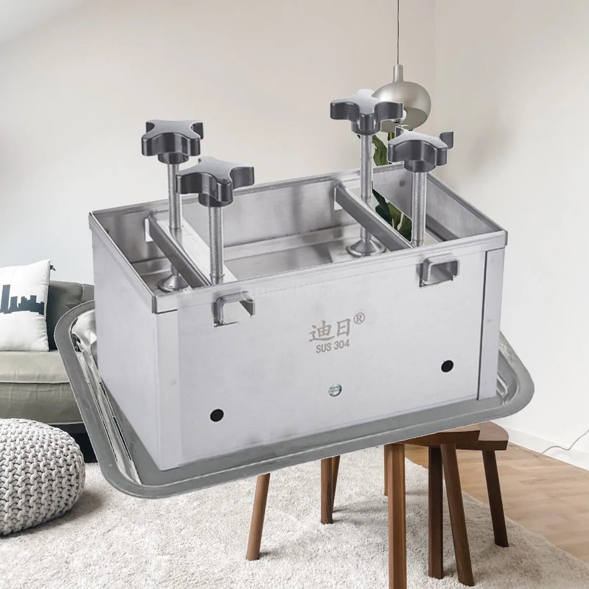Ham Pressing Machine and Stainless Steel Manual Kitchen Tool Quake 1kg