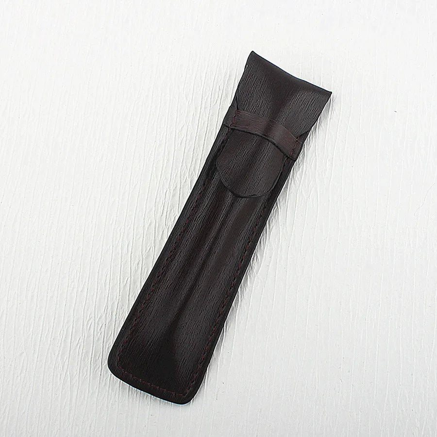 PU Leather Pen Holder Case for 10 24 36 48 Pens Waterproof Storage Organizer Quake 1 Slots-3