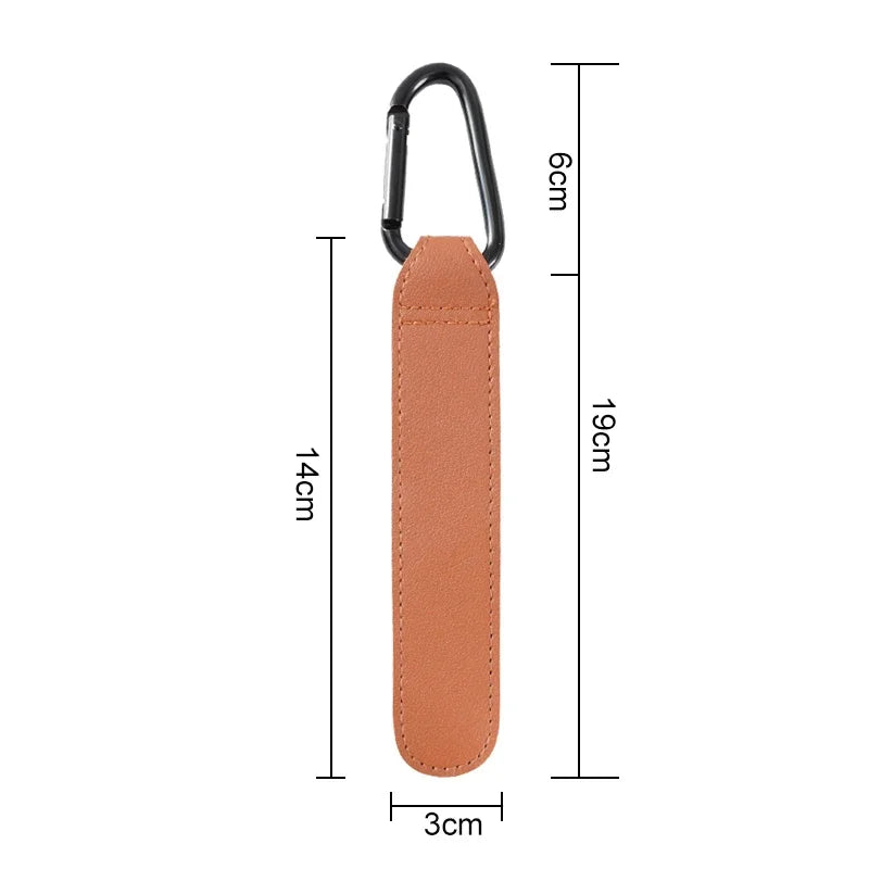 360 Degree 2pcs PU Leather Baby Bag Stroller Hook Pram Cart Organizer Rotatable Hook High-quality Crochet Stroller Accessories Quake