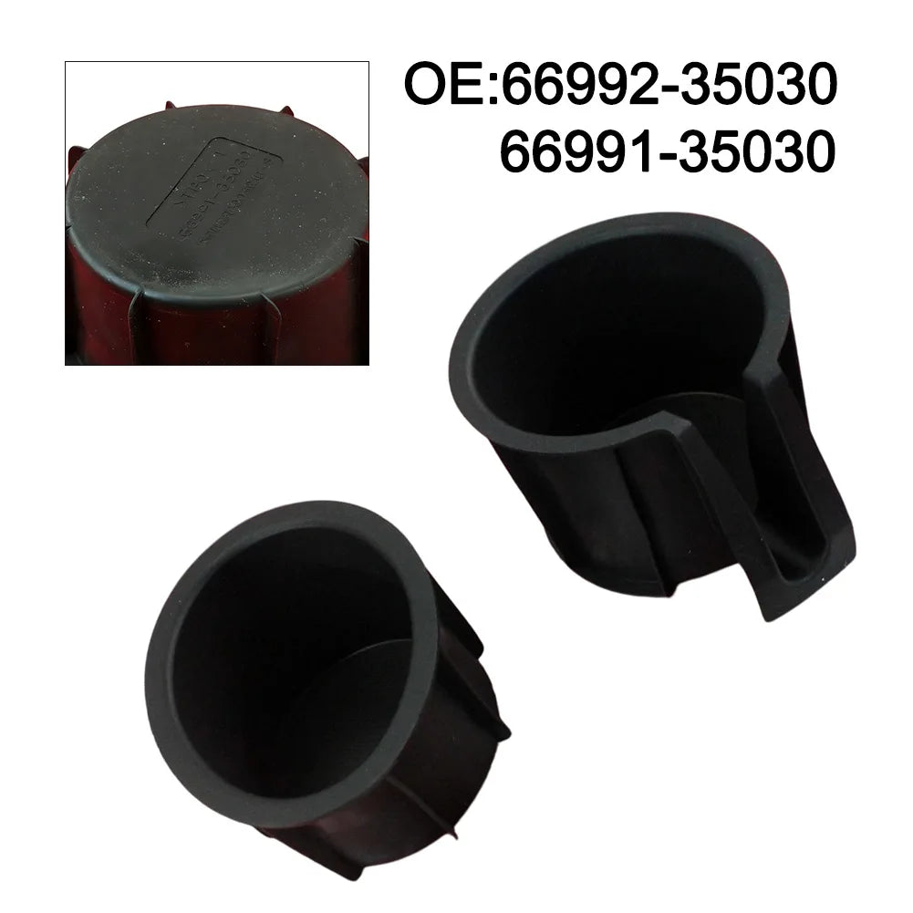 Black Plastic OEM Number 66992-35030+66991-35030 Right Left Center Console Cup Holder For Toyota For 4Runner 2014-21 Accessories Quake A