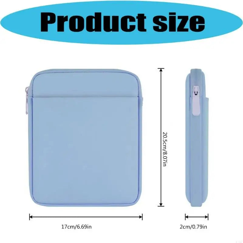7.9 In E-Reader Sleeve with Soft Padding, Two Storage Sections and Easy Carry for School, Office, Travel and Daily Use K1KF Quake