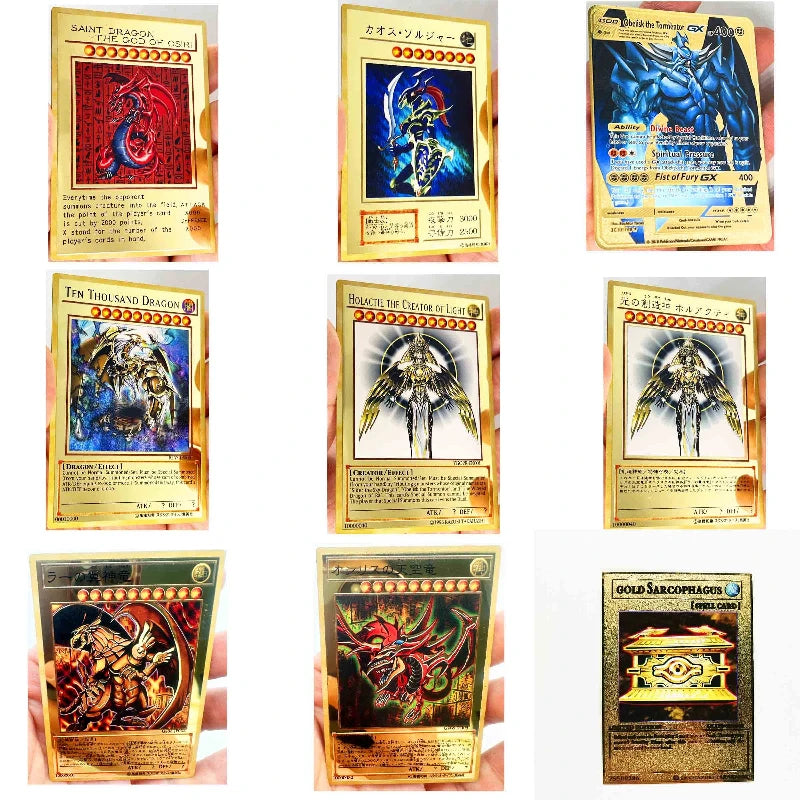Yu-Gi-Oh TCG 25th Anniversary God Cards Blue-Eyes Japanese Version English Version Obelisk Slifer Anime Collection Homemade DIY Quake