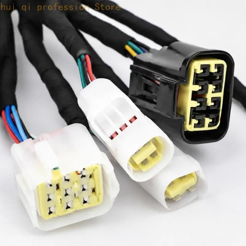 Full Wiring Harness Assembly for LBX 2022-2024 Electric Motorcycles, with Branched Attached Terminals for Installation H8WE Quake